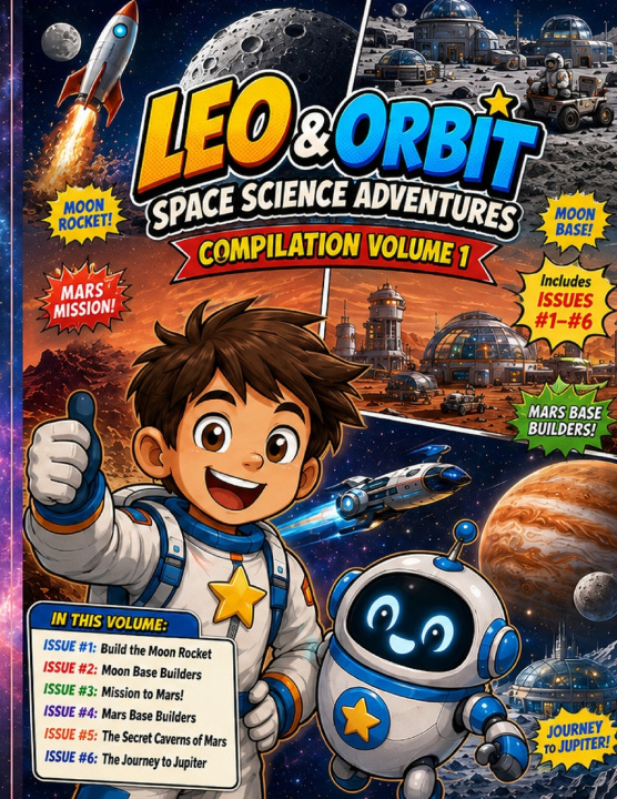 Carte Leo & Orbit Space Science Adventures Starseed Learning Book