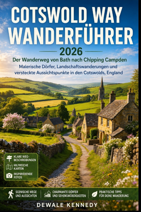 Книга COTSWOLD WAY WANDERFÜHRER 2026 DEWALE KENNEDY