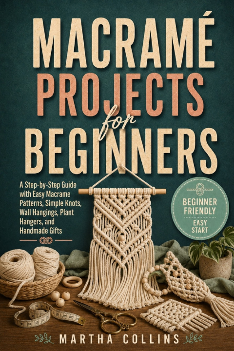 Книга Macramé Projects for Beginners Martha Collins