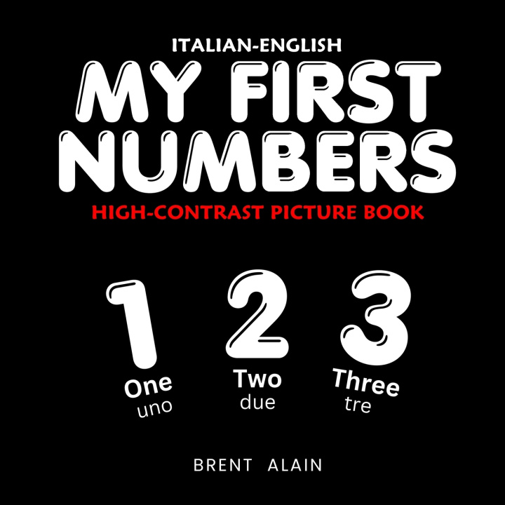 Livro My First Numbers Italian-English Baby Sight Lab