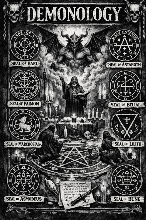 Carte DEMONOLOGY Davilla