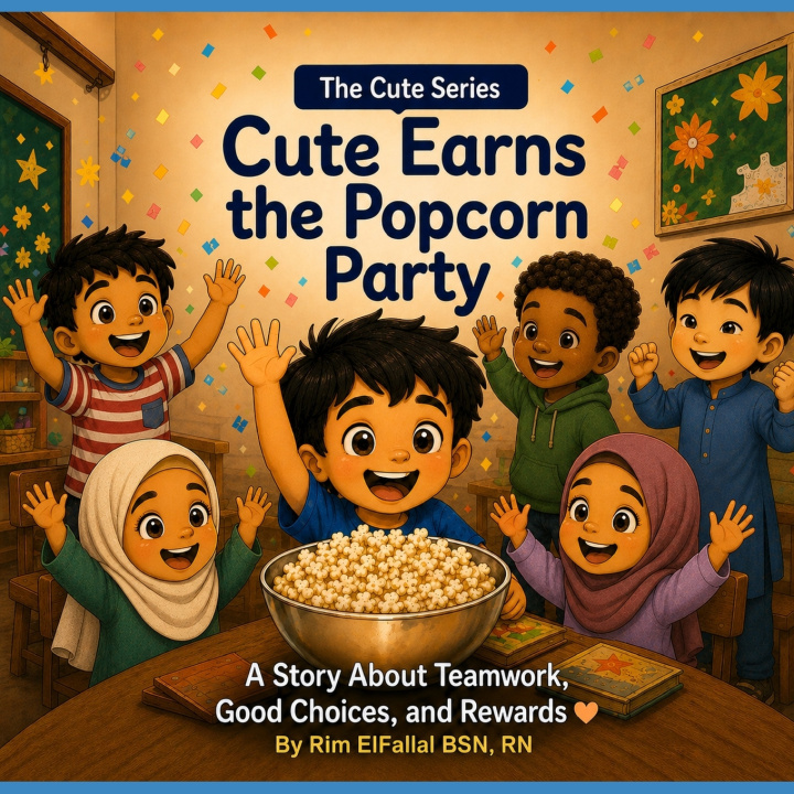 Könyv Cute Earns The Popcorn Party Rim Elfallal RN