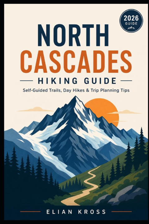 Carte North Cascades Hiking Guide ELIAN KROSS