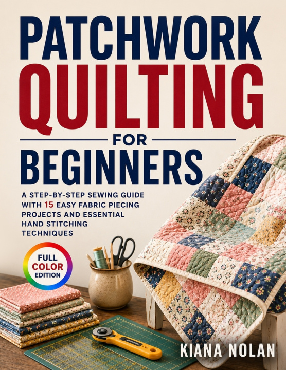Libro Patchwork Quilting for Beginners Kiana Nolan