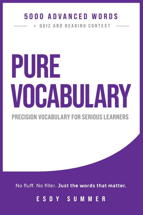 Carte PURE VOCABULARY Esdy Summer