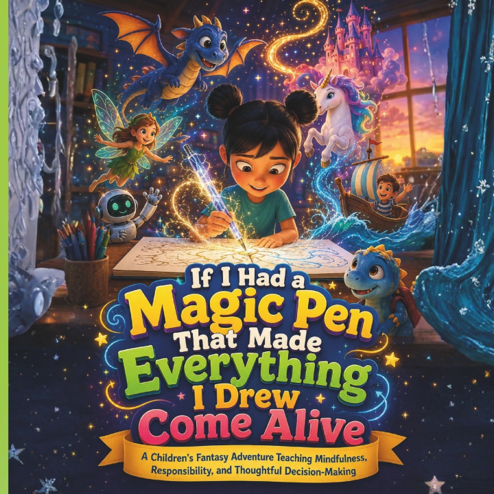 Knjiga If I Had a Magic Pen That Made Everything I Drew Come Alive Colorific Studio