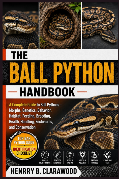 Книга BALL PYTHON CARE BIBLE HERNRY B. CLARAWOOD