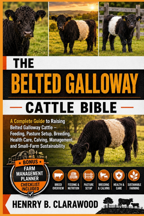 Książka BELTED GALLOWAY CATTLE BIBLE HERNRY B. CLARAWOOD
