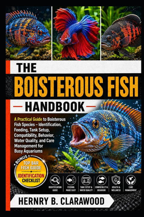 Livro BOISTEROUS FISH HANDBOOK HERNRY B. CLARAWOOD