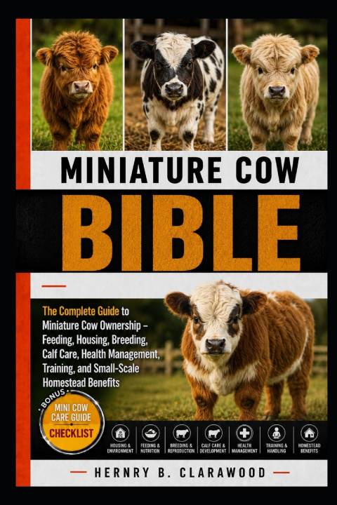 Carte MINIATURE COW BIBLE HERNRY B. CLARAWOOD