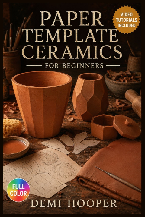 Könyv PAPER TEMPLATE CERAMICS FOR BEGINNERS DEMI HOOPER