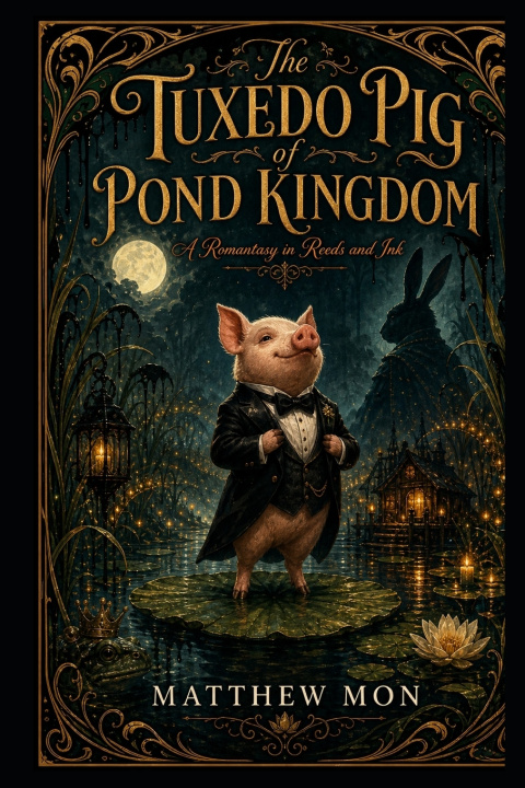 Livro The Tuxedo Pig of Pond Kingdom Matthew Mon