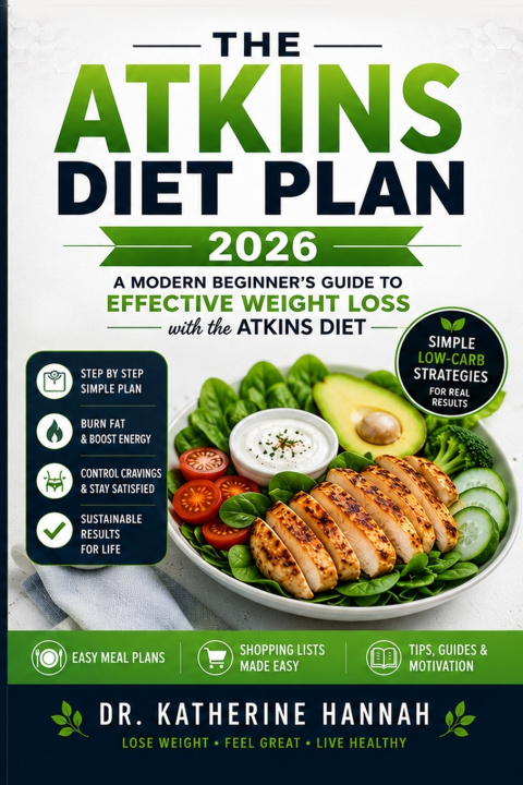 Książka New Atkins Diet Plan-2026 Dr. Katherine Hannah