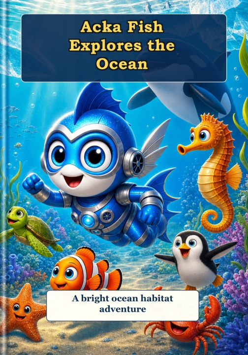 Boek Acka Fish Explores The Ocean Byron Barnard