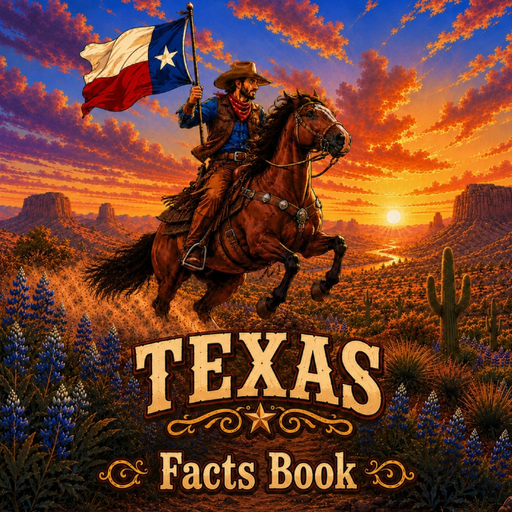 Carte Texas Facts Book Picturesque Press