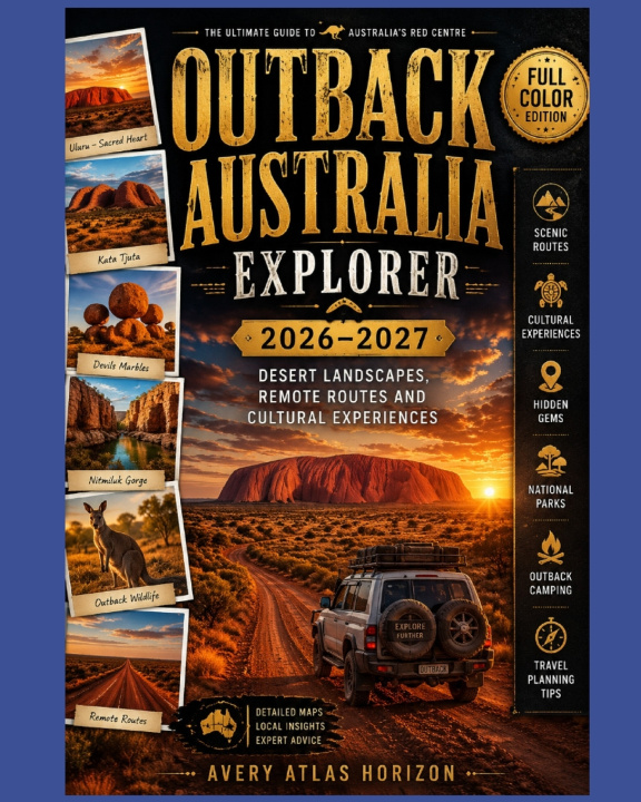 Carte OUTBACK AUSTRALIA EXPLORER 2026-2027 AVERY ATLAS HORIZON