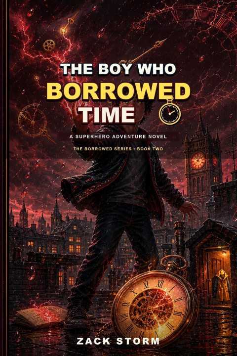 Książka The Boy Who Borrowed Time Zack Storm