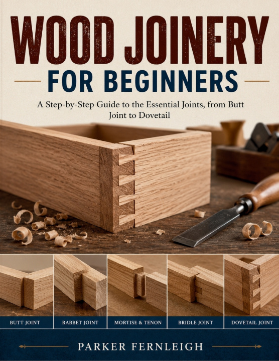 Книга WOOD JOINERY FOR BEGINNERS PARKER FERNLEIGH