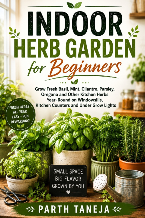 Könyv Indoor Herb Garden for Beginners Parth Taneja