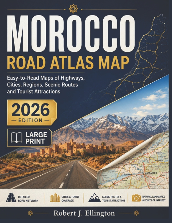 Könyv MOROCCO ROAD ATLAS MAP Robert J. Ellington