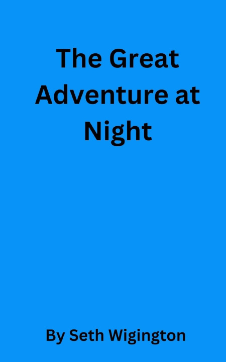 Kniha The Great Adventure at Night Seth Wigington