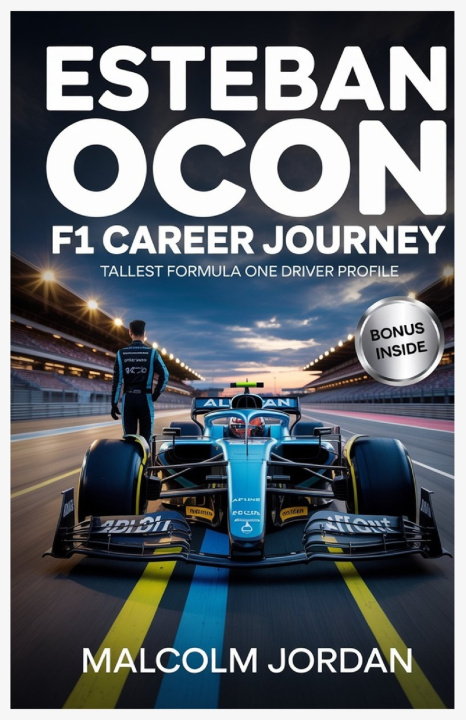 Livro Esteban Ocon F1 career journey Malcolm Jordan