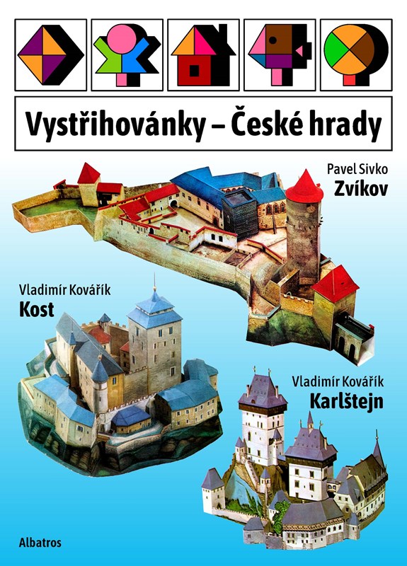 Boek Vystřihovánky - České hrady 