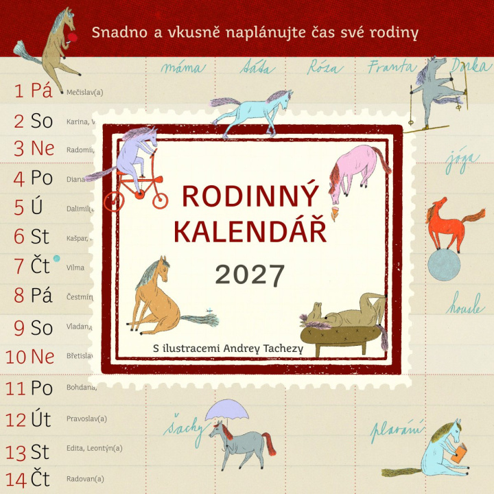 Книга Rodinný kalendář 2027 
