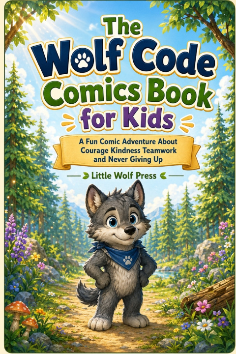 Könyv The Wolf Code Comics Book for Kids Little Wolf Press