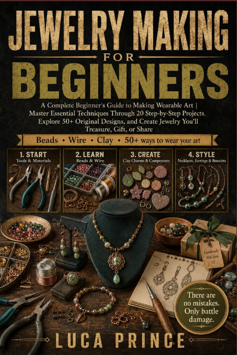 Книга Jewelry Making for Beginners LUCA PRINCE