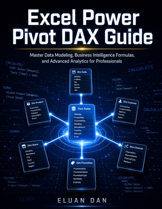 Boek Excel Power Pivot DAX Guide Eluan Dan
