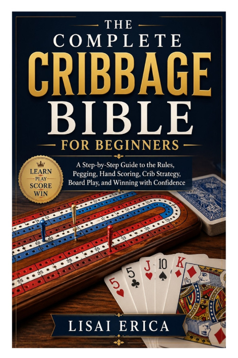 Könyv The Complete Cribbage Bible for Beginners Lisai Erica