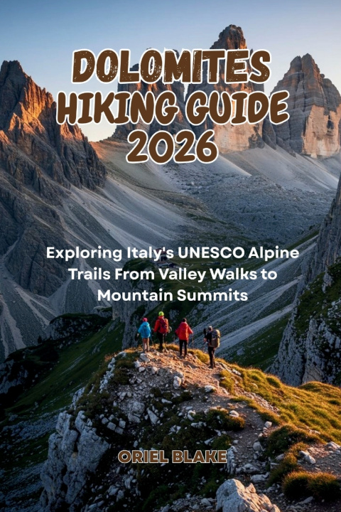 Carte DOLOMITES HIKING GUIDE 2026 ORIEL BLAKE