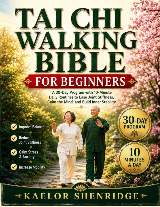 Könyv Tai Chi Walking Bible for Beginners Kaelor Shenridge
