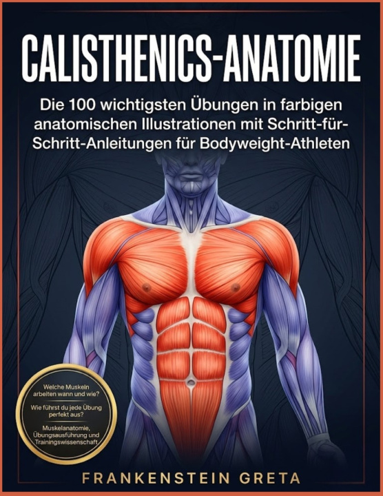 Buch Calisthenics-Anatomie FRANKENSTEIN GRETA