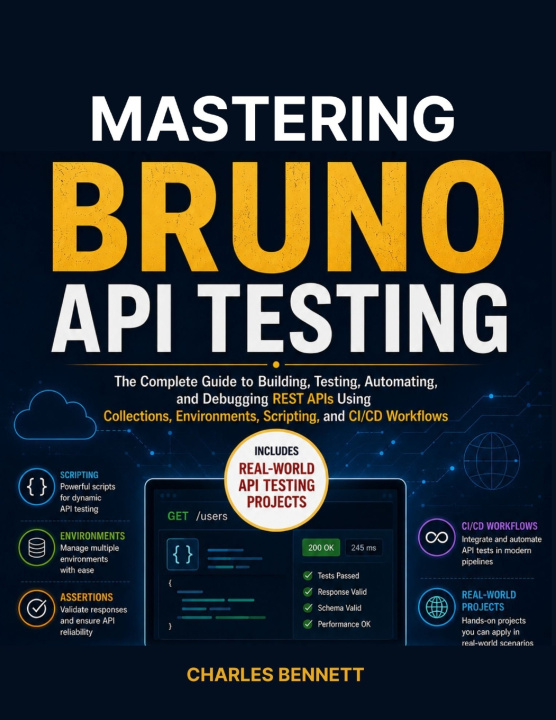 Libro Mastering Bruno API Testing Charles Bennett