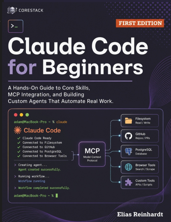 Książka Claude Code for Beginners Elias Reinhardt