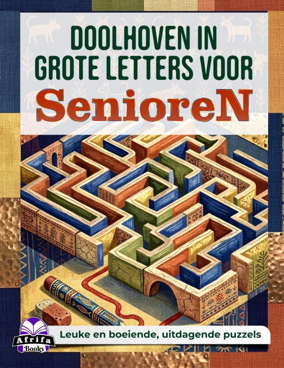 Carte Doolhoven in grote letters voor senioren Edward Afrifa Manu