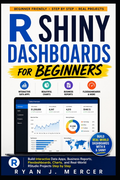Buch R Shiny Dashboards for Beginners Ryan J. Mercer