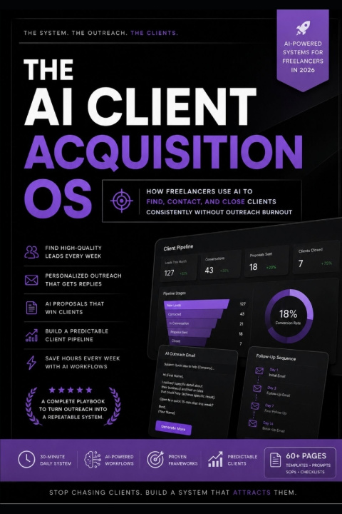 Knjiga The Freelance Client Acquisition System Abdulkadir KAYA