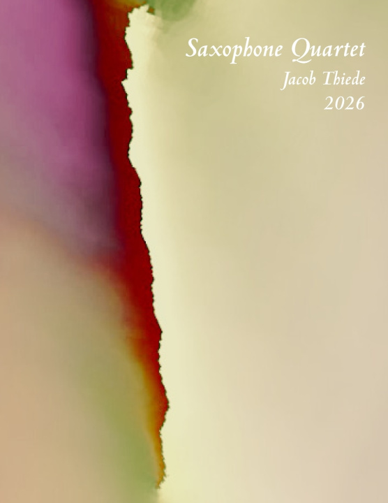 Książka Saxophone Quartet Jacob Thiede