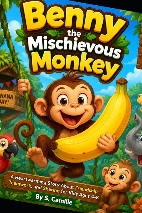 Книга Benny the Mischievous Monkey S. Camille