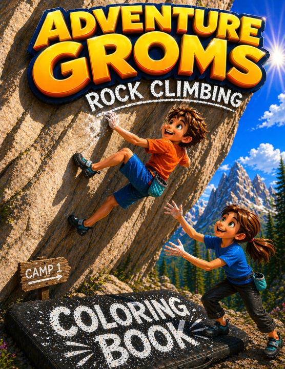 Buch Adventure Groms Rock Climbing Coloring Book Adventure Groms