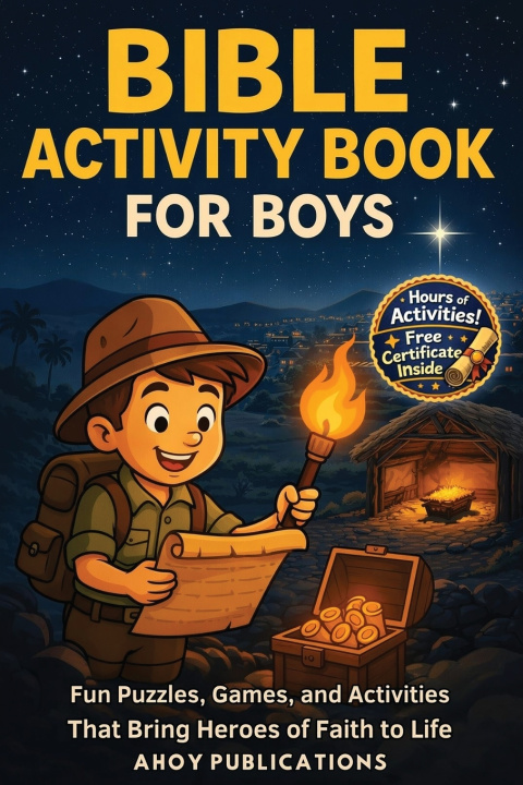 Carte Bible Activity Book for Boys Ahoy Publications