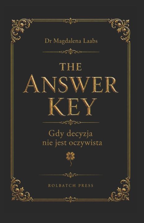 Książka THE ANSWER KEY Magdalena Laabs