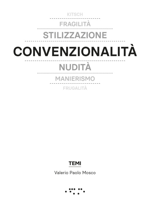 Boek Convenzionalità  Valerio Paolo Mosco