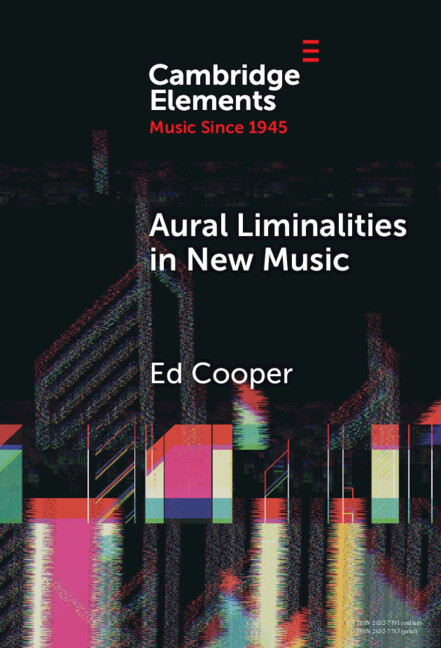 Książka Aural Liminalities in New Music Ed Cooper