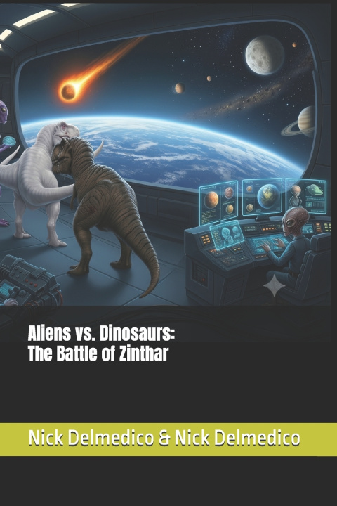 Kniha Aliens vs. Dinosaurs Nick Delmedico