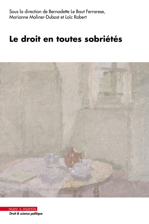 Buch Le droit en toutes sobriétés Robert