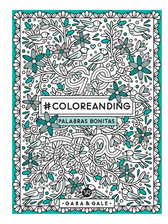 Kniha #Coloreanding Gaba